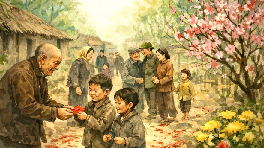 Tản văn: Hồi ức sáng mùng 1 Tết quê xưa